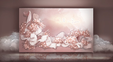 粉色合影區(qū)