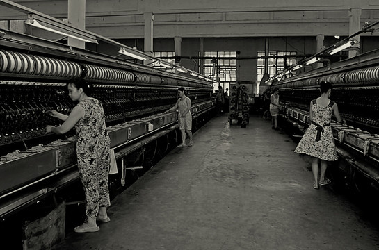 丝绸厂老照片