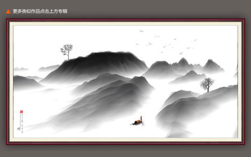 水墨畫軟膜天花