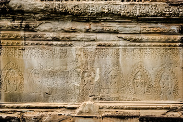 柬埔寨吴哥窟吴哥寺建筑雕塑