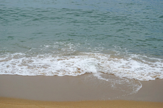 大海海浪沙滩