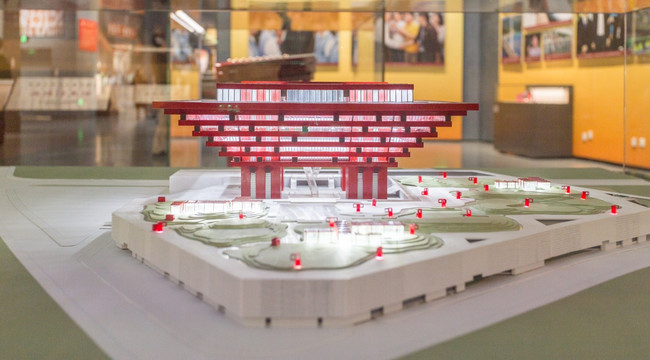 上海世博园模型
