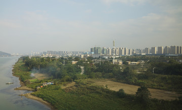 高铁上的风景