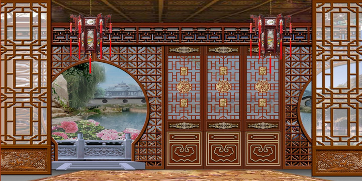 繡樓正堂內(nèi)景