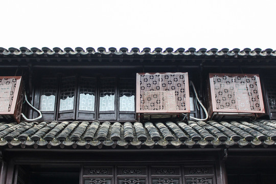 中式古典阁楼庭院
