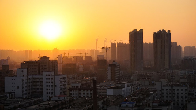 郑州城市夜景都市风光