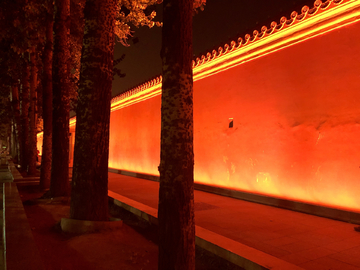 故宫城墙夜景