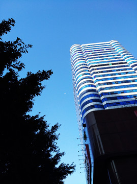 蓝天下的高楼