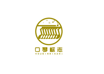 口琴logo标志