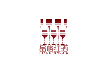 品格红酒logo标志