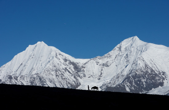 贡嘎山群峰