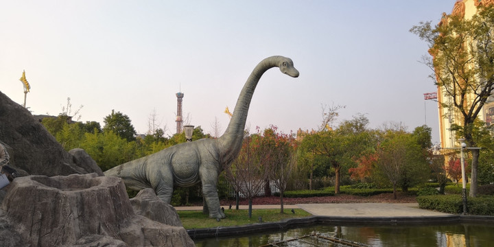 常州恐龙园恐龙雕塑