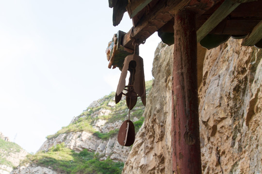 山西浑源北岳恒山悬空寺飞檐