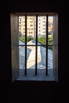 平和大押老式建筑窗户