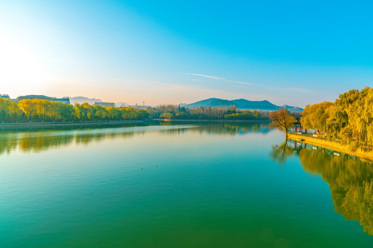 青州南阳湖风景