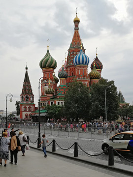 俄罗斯人文景观圣瓦西里大教堂