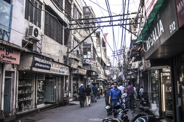 印度德里街景