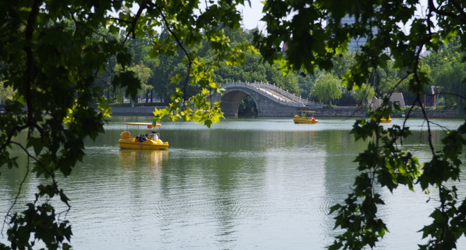 芜湖镜湖风光