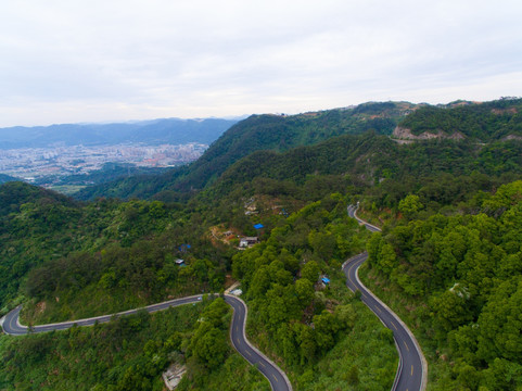 鼓岭盘山路