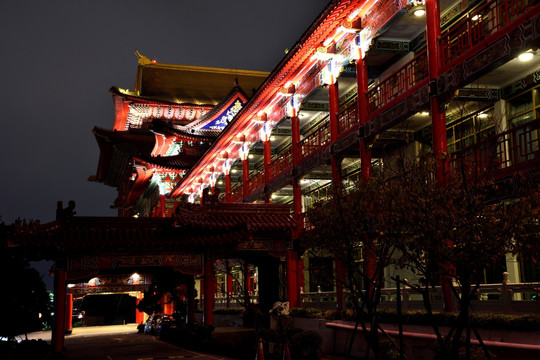 台北圆山大饭店夜景