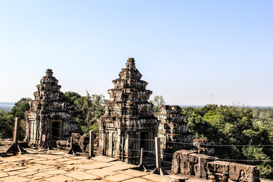 柬埔寨暹粒巴肯山寺庙