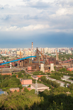 北京首钢工业区建筑