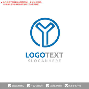 Y字母標志logo