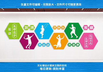 運動文化墻