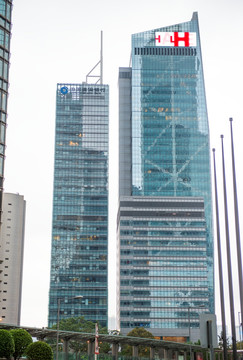 香港玻璃幕墙大楼