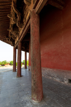 山西应县佛宫寺释迦塔木柱