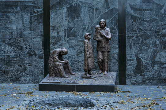 抗日战争主题雕塑
