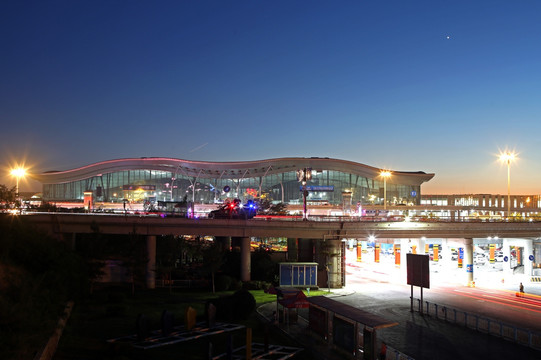 乌鲁木齐机场夜景