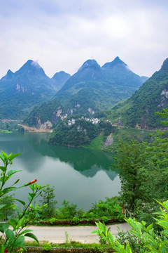 湖泊山水风景