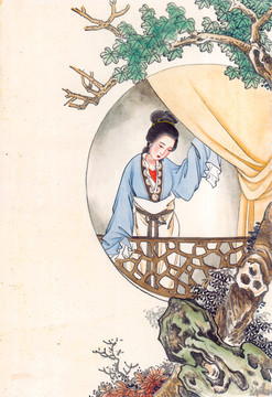 朱良材古代仕女