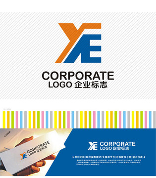 YE字母logo