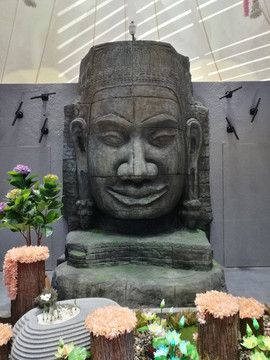 柬埔寨雕像