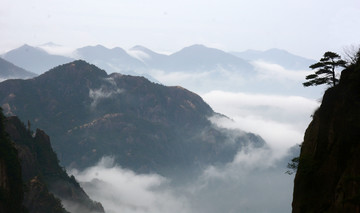 水墨黄山