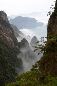 水墨黄山