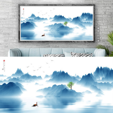 中國(guó)風(fēng)水墨畫