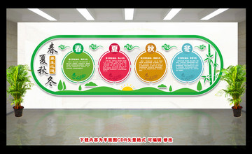養(yǎng)生文化墻