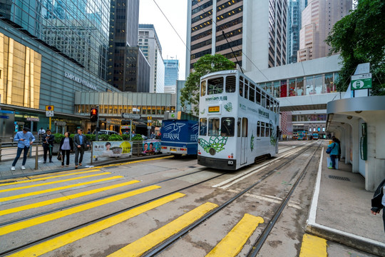 香港街道街景