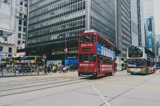 香港街道街景