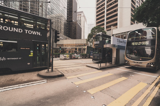 香港街道街景