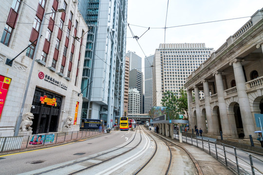 香港街道街景