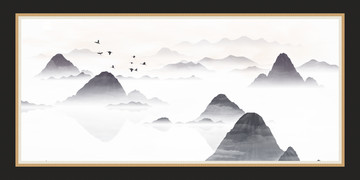 新中式山水畫