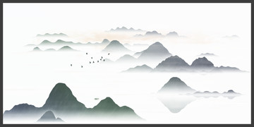 現(xiàn)代水墨掛畫