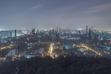 首钢工业区夜景