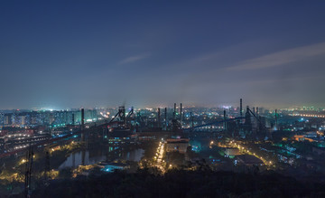 首钢工业区夜景