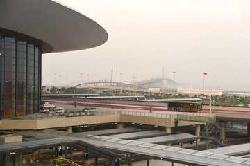 珠海港珠澳大桥远景及路桥设施