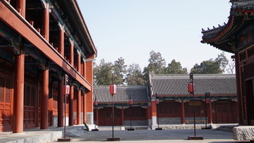 圆明园正觉寺古建筑庭院